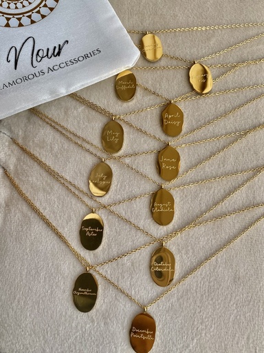 Month's Flower Necklace 