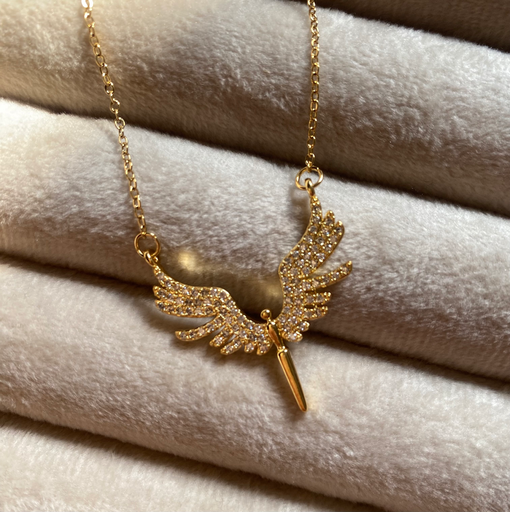 [14181] Bright Wing Necklace 