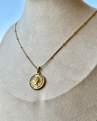 [14223] Coin Necklace 